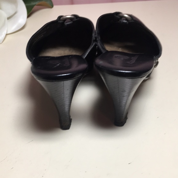 Cole Haan Kenna leather clog black size 6 - Picture 3 of 9